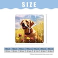 thumbnail image 2 of 12 Inch Wall Clock Battery Operated Square Clock Decorative for Office, Kitchen, Outdoor, Living Room，Yellow Labrador Puppy Playing Pattern, 2 of 4