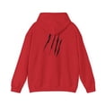 thumbnail image 2 of Effete Feline Claw Marks Scratch Unisex Heavy Blend™ Hooded Sweatshirt, 2 of 13