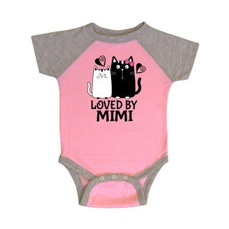 

Inktastic Granddaughter Loved By Mimi Baby Gift Gift Baby Boy or Baby Girl Bodysuit
