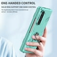 thumbnail image 5 of TECH CIRCLE Galaxy Z Fold 5 Case,Rugged Military Grade Anti-Fall Shockproof Heavy Duty Protective Phone Case with Kickstand Magnetic Ring Stand Full Body Case For Samsung Galaxy Z Fold 5 2023,Mint, 5 of 12