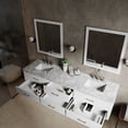 thumbnail image 4 of Tuckerton 84 in W x 22 in D White Double Bath Vanity and Carrara Marble Top, 4 of 10