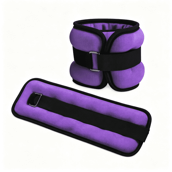 HHNOU Ankle/Wrist Weights, Small Leg Arm Hand Cuff Weights for Women Kids, Exercise Equipment with Adjustable Straps for Fitness Gym Dancing Walking Jogging Gymnastics Aerobics (1 Pair)