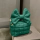 thumbnail image 5 of pstuiky Bolso bandolera de mujer con lazo plisado, bolso de hombro, color liso, 5 of 6