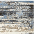 thumbnail image 5 of SAFAVIEH Retro Mayson Abstract Runner Rug, Cream/Blue, 2'3" x 15', 5 of 6