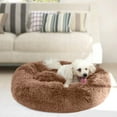 thumbnail image 5 of Sanmadrola Dog Bed for Small Dogs, 23in Calming Dogs Bed & Cat Dog, Washable-Round Cozy Soft Pet Bed, Donut Cuddler Round Anti-Anxiety Dog Beds, Fits up to 25 lbs Pets Beds, Light Coffee, 5 of 11