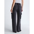 thumbnail image 3 of Scoop Women’s and Women’s Plus Utility Wide Leg Pants, Sizes XS-4X, 3 of 5
