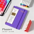thumbnail image 2 of 2027-2028 Planner - Academic Weekly & Monthly Planner 2027-2028 with Monthly Tabs, 5.6" x 8.2", Jan. 2027 - Jun. 2028 Flexible Cover, Wirebound Month Label, 2 of 7