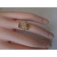 thumbnail image 3 of Fine Silver Certified Handmade Gold Rutilated Quartz Statement Ring For HerUS11, 3 of 9