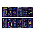 thumbnail image 1 of 12 piezas de tatuajes que brillan en la oscuridad que reaccionan a la , pegatinas para suministros de fiesta Estilo A, 1 of 8