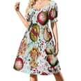 thumbnail image 2 of Vestido sin mangas Pomegranate Garden II Vestido de playa Vestidos largos, 2 of 4