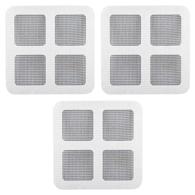 Maoww Window Screen Self-adhesive Covering Patch Waterproof Netting Stickers Strong Stickiness Mesh Repair Sticky Patches Screens Type 2 Grey
