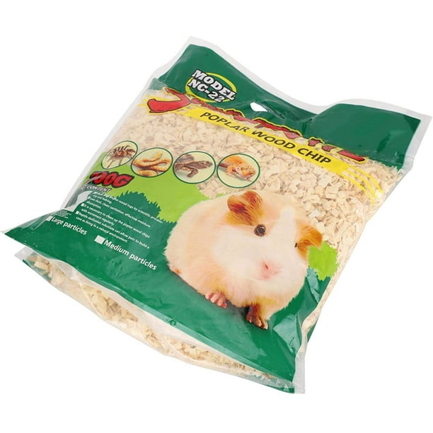 Pet Wood Chips, Wood Shavings Wood Mulch Bedding for Small Pet Animals