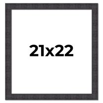 21x22 Frame Brown Rustic Solid Wood Picture Frame 1.5 Inches Wide | Interior Frame Depth 0.5 Inches