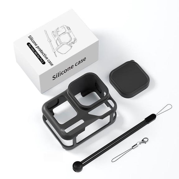QHUDLV For Insta360 AcePro2 Silicone Case Body Lens All-around Drop Protection Cas