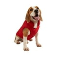 thumbnail image 6 of Warm Dog Winter Coat, Waterproof Windproof Pet Jacket with Soft Fleece Lining, Adjustable Vest for Small to Medium Dogs ,Red XXXL, 6 of 8