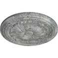 thumbnail image 3 of Ekena Millwork 20 1/2"OD x 1 7/8"P Alexa Ceiling Medallion (Fits Canopies up to 2 7/8"), Hand-Painted Ultra Pure White Crackle, 3 of 6