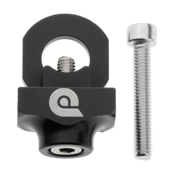 Tope de sujeción para tensor de cadena de bicicleta plegable BMX Negro