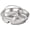 Silver#C, variant on Divided Steamer Plate, Stainless Steel Steamer Tray with Handle, Multi-Compartment Steaming Trays, Round Steamers Plate for Dieters, Multi-Compartment Steaming Trays for Cooking (Silver#A)