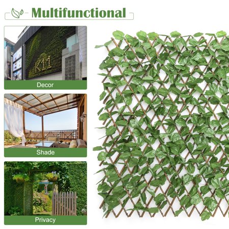 Costway 3pc Artificial Leaf Faux Ivy Privacy Fence Screen Expandable Retractable Walmart Canada Costway 3pc Artificial Leaf Faux Ivy Privacy Fence Screen Expandable Retractable Walmart Canada