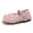 v#89Pink224, variant on Kids Girls Sandals Gradient Style Adjustable Ankle Strap Open-Toe Wide Glitter Ruffle Trim Flat Heel For Summer Play Sports Preppy Footwear,White,2-2.5 Years