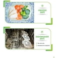 thumbnail image 3 of PrepNaturals 5 Pack 30 Oz Glass Meal Prep Containers - Dishwasher Microwave Freezer Oven Safe - Glass Storage Containers with Lids (Multi-Compartment), 3 of 7
