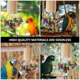 thumbnail image 4 of Wooden Parrot Bite Toy for Pets Playing Made of Synthetic Material Multi Color 6.5 Inches, 4 of 8