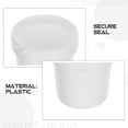 thumbnail image 2 of 4pcs Paint Buckets for Painting 500ml Empty Paint Cans Plastic Paint Containers with Lids Plastic Paint Can Paint Pail Small Paint Storage Containers for Leftover Paint White, 2 of 4