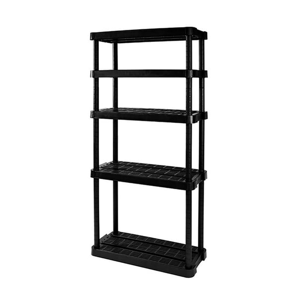 Resin Shelving Unit, Rubbermaid Adjustable Shelving Unit With Doors