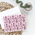thumbnail image 2 of Watercolor Fashion Diva Shoes and accessories Greeting Cards and Envelopes Pack of 8, 2 of 2