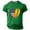 A2 Green, variant on snilers T Shirts for Men Big and Tall Baseball Shirt Tees Funny Baseball Heart Graphic Printed Short Sleeve Casual Tops