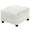 White, variant on Clearance Under 5$ Velvet Pouffe Cover, Fenull Square Ottoman Ottoman Slipcover Square Footstool Protector Storage Stool Ottoman Stretch with Elastic Bottom Feature Real Velvet Plush Fabric