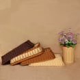thumbnail image 2 of Storage Basket Versatile Tasteless Eco-friendly Rattan Rectangular Picnic Basket for Supermarket, 2 of 7