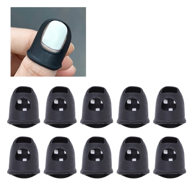 Cubiertas De Dedo De Arte De Uñas Protector De Dedos Manicura De Silicona Para El Diseño De Uñas De Bricolaje