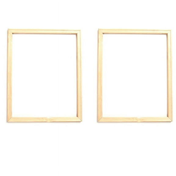 2X 40X50 cm Wooden Frame DIY Picture Frames Art Suitable for Home Decor Painting Digital Paintings