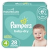 Pampers Baby-Dry Extra Protection Diapers, Size 4, 28 Count