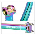 thumbnail image 3 of Juego de manillar de bicicleta de 3 paquetes, aleación de aluminio colorida, vástago de manillar de bicicleta de montaña de 7 degree y poste de de sil 60Stem 27.2Tube Soledad Manillar de bicicleta, 3 of 8