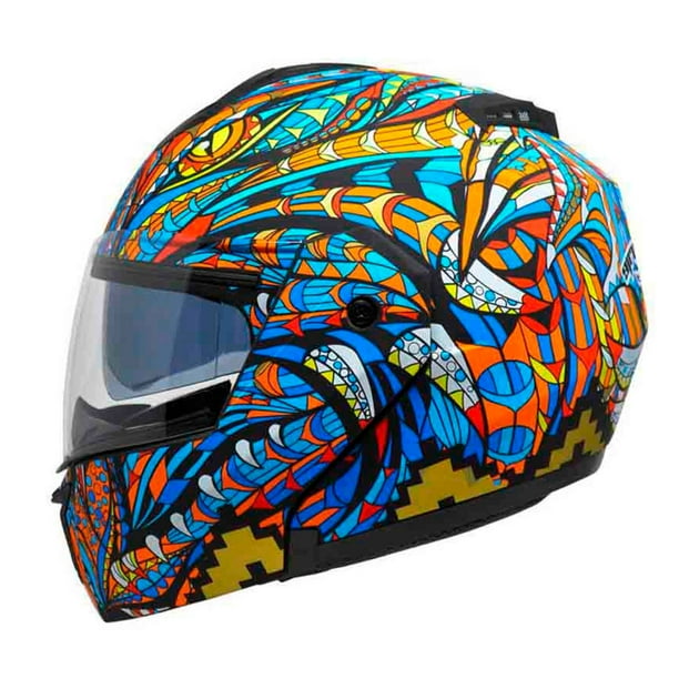 Casco Kov Cascos Para Moto Mujer Azul Kov Cascos Para Motos Xl