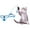 Blue, variant on Kitty Tease Cat Toy Tunnel Teaser, Green - One Size