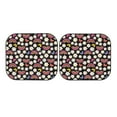 thumbnail image 7 of Daiia Rainbow Flowers 2PCS Car Windshield Sun Shade, Foldable Sun Shield for Car Front Window, Auto Sun Blocker Visor Protector Universal for Truck SUV Pickup-Large, 7 of 7