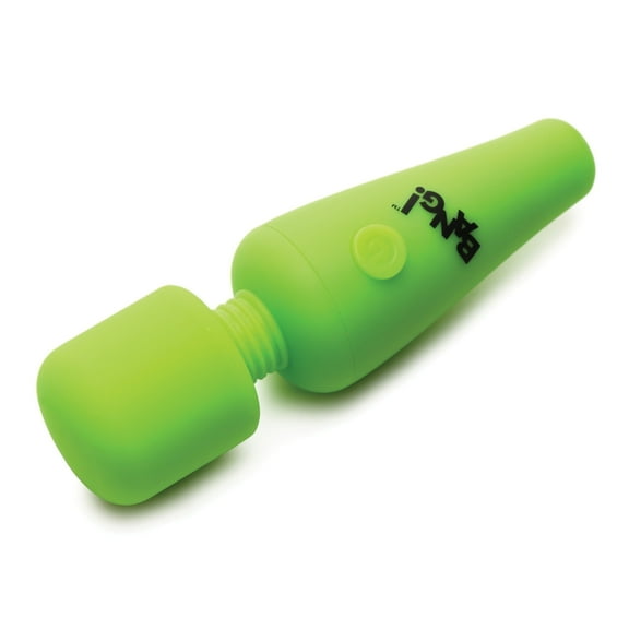 Bang! Glow in the Dark Mini Personal Massage Wand, Green