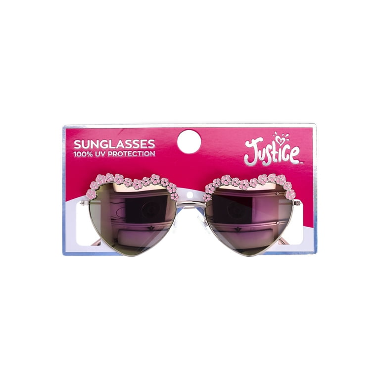 Flower heart sunglasses cheap