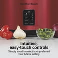 thumbnail image 6 of Hamilton Beach Programmable Stay or Go® Slow Cooker, 7 Quart Capacity, Includes 20 oz. Party Dipper Food Warmer, Red, 33778, 6 of 8