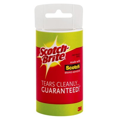 3M 40087 Scotch-Brite Lint Roller Refill, 2-Pack