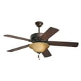 thumbnail image 3 of Emerson Pro Series 50" Ceiling Fan with Light in Appliance White, 3 of 4