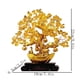 thumbnail image 2 of Adorno de escritorio de citrino con base for árbol de la fortuna, artesanía for la oficina, la sala de estar y la prosperidad., 2 of 3