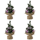 thumbnail image 1 of Mini Adorno Navidad Con LED para Fiesta en El () Púrpura, 1 of 4