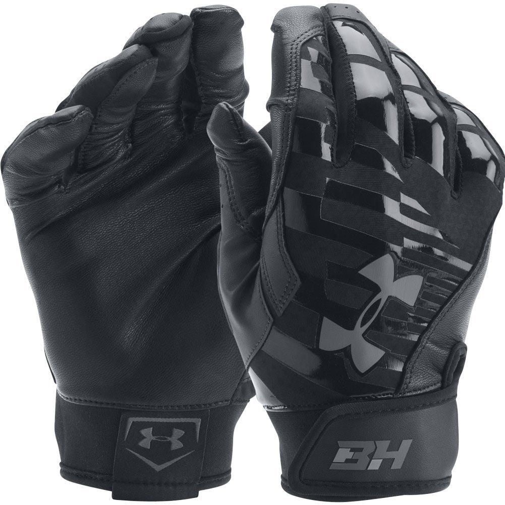 black under armour batting gloves