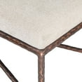 thumbnail image 4 of Meridian Furniture Valley Beige Chenille Fabric Bench, 4 of 7