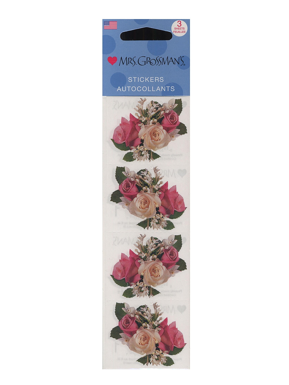 UP TO 20% OFF!!! Mrs Grossman's Sticker RED ROSES PHOTOESSENCE 