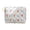 A001- Blue, variant on Makeup Pouch, Pink Quilted Floral Print, 1 Piece Portable Clutch Bag, Travel Cosmetic Storage Organizer for Women Daily Toiletries and Beauty Accessories